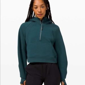 SOLD 1/2 Zip Oversized Scuba Hoodie Submarine